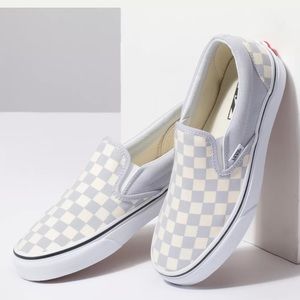 ✨Vans checkerboard slip-on in gray ✨